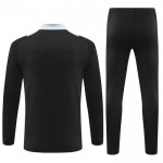 Manchester United Training Sweatshirts Viertelreißverschluss 2024-25 Schwarze